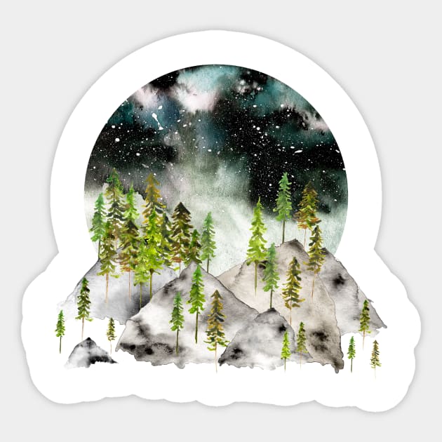 Organic Seclusion Sticker by AmayaBrydon